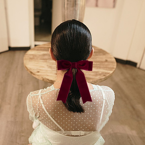 Pinzas Para El Pelo M Con Lazos Navideños Para Mujer C 1012