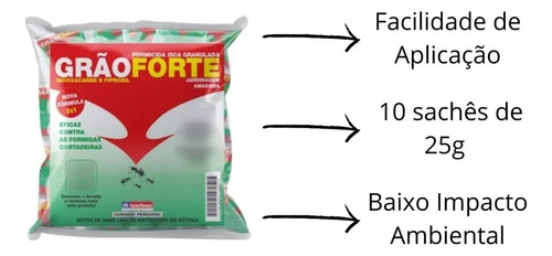 Formicida Isca Granulada Grão Forte Insetimax 250g