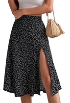 Comprar Faldas Midi De Corte A Para Mujer, Diseño Floral Bohemio, Ci