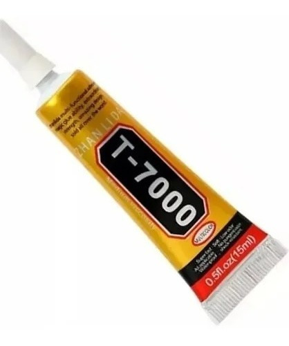 Cola T-7000 Preta 15ml Multiuso Geral, Tela, Vidro, Lente