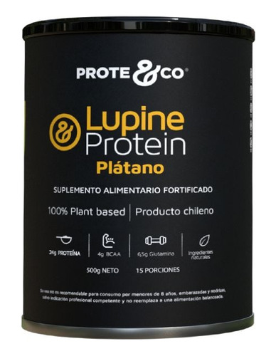 Lupine Protein Sabor Plátano 500 Gr - Aldea Nativa
