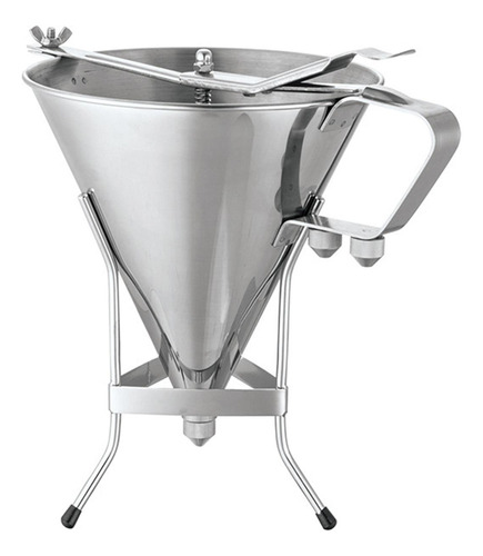 Embudo De Con Soporte, Herramienta Dispensadora De Acero