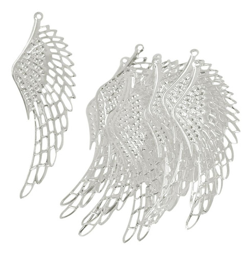 12pcs Colgantes Ángel Huecas Antigua