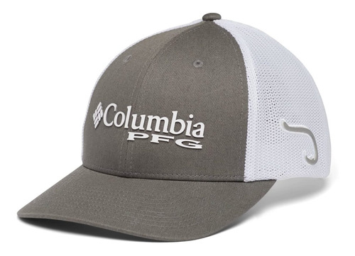 Pfg - Gorra De Malla, Color Titanium, Con Diseño .