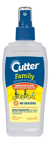 Repelente Cutter Larga Duración Spray 148 Ml 7% Deet