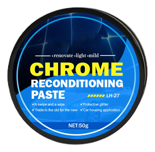 Limpiador De Cromo Para Automóvil Crema Pulida De Cromo Limp