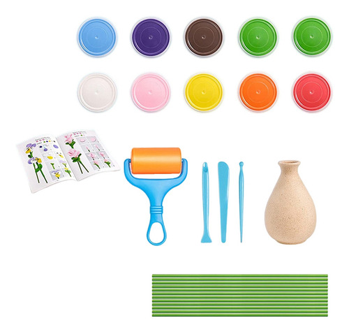 Kit De Flores Para Niños, Set De Manualidades Y Arte, Divert