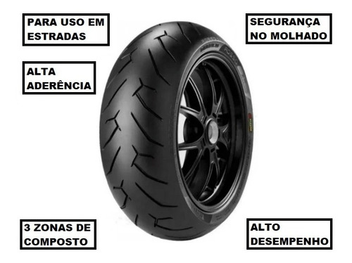 Pneu Pirelli 180/55-17 73w Rosso 2 Cbr 1000 Rr Fireblade