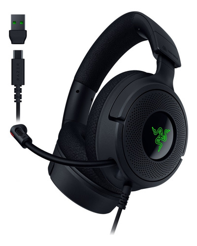 Headset Kraken V4 X Com Fio Razer Preto - Rz0405180100r