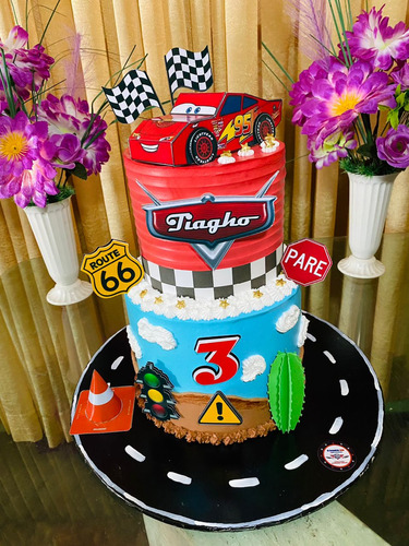 Cakestoppers Tematica Cars Rayo Mcqueen 3d 