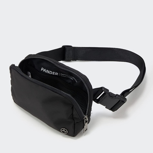 Rinonera Pander Unisex Deportivo C/correa - Negro