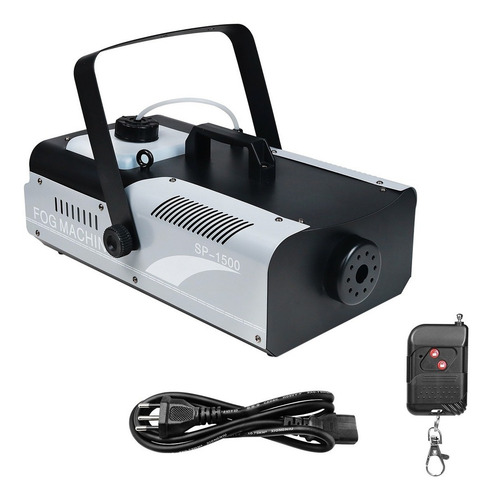 Máquina De Fumaça 1500w Controle Sem Fio C/dmx + Liquido Cor Cinza 220v