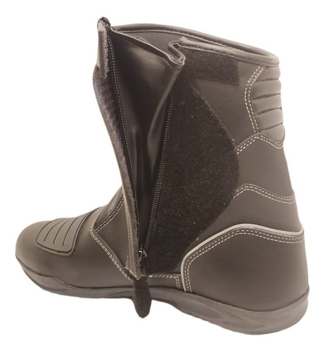 Botas Moto Torque Apiru Cuero Reflectivas