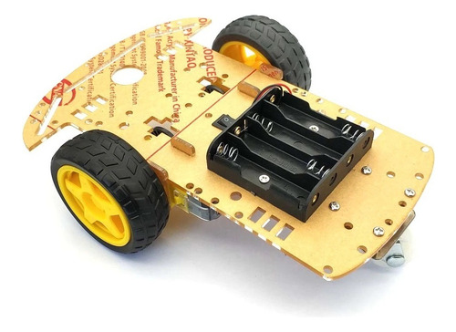 Kit Chasis Carro Robot Seguidor De Linea En Acrilico Arduino