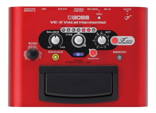 Pedal Boss Ve 2 Vocal Ve2 Voz + Fonte Original 1 Anogarantia