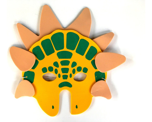 Máscaras De Dinosaurio Gomaespuma 1 Docena Multicolor Color Nombre Del Diseño