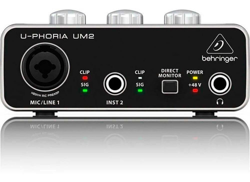 Interfaz de audio USB Behringer U-phoria Um2