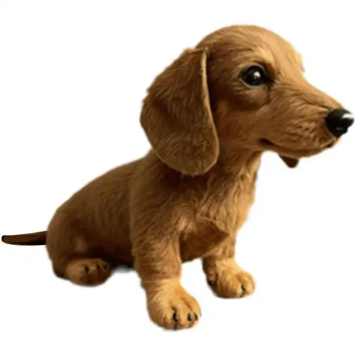 Peluche De Perro Salchicha Realista De 25 Cm – Suave Y Abrazable – Juguete De Felpa Para Niños Amantes De Los Perros – Regalo De Cumpleaños