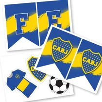 Comprar Banderines Imprimibles  Feliz Cumple De Boca