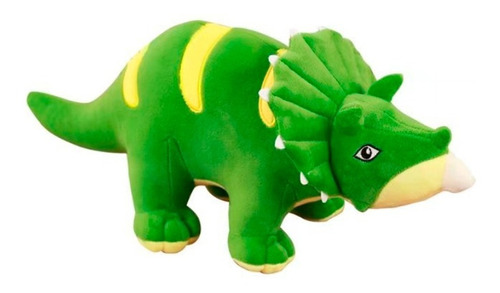 Peluche Dinosaurio Triceratops Bicolor Para Niños Log-on