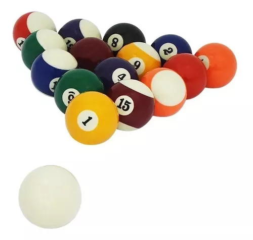 Jogo de bolas sinuca snooker 52mm oito bolas