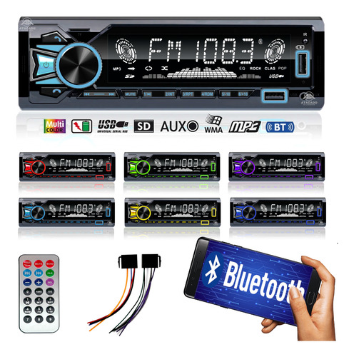 Radio Automotivo Bluetooth Usb Pendrive App Control Moderno