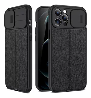 Funda Estuche Case Tipo Cuero Cubre Camara Para iPhone