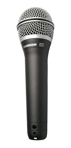 Imagem 1 de 2 de Microfone Samson Q7 Dinâmico Supercardióide Preto