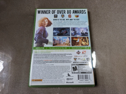 Jogo Xbox 360 Bioshock Infinite ( Mídia Física ) (Usado)