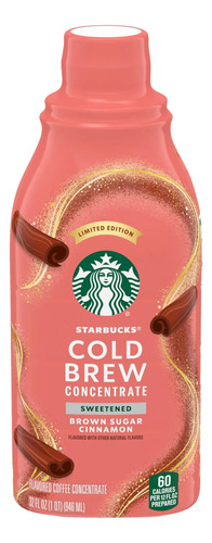 Starbucks Concentrado De Café Preparado En Frío, 32 Fl Oz