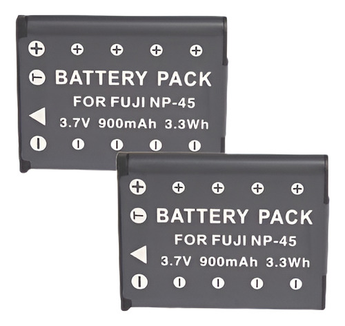 2 X Batería Fujifilm Np-45a Para Fuji Np-45 J10 J25 J35 Z300