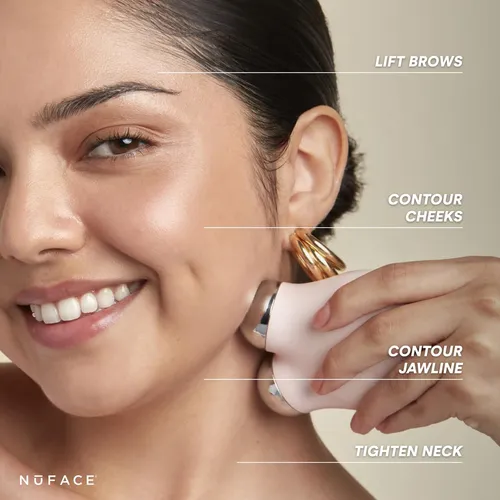 Dispositivo Facial Nuface Mini+ Microcurrent Con Gel Y Crema