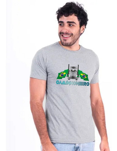 Camiseta Caminhoneiro - Amo Caminhões