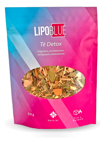 Antioxidante, Digestivo, Revitalizante, Té Lipo Blue - 50 G