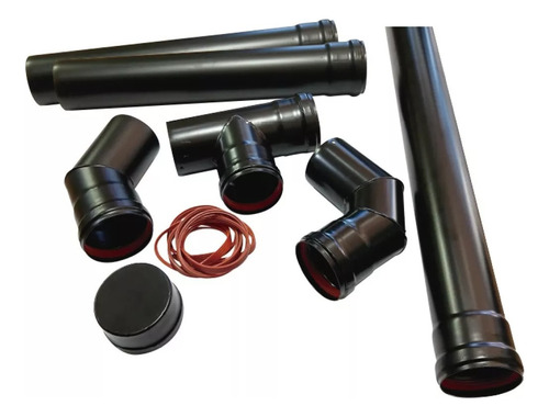 Calefactor Ecologico A Pellet 7 Kw -75m2 Kit Incluido -deca
