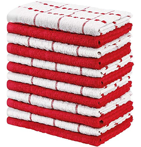Paños De Cocina Utopia Towels, Paquete De 12, 15 X 25 Pulgad