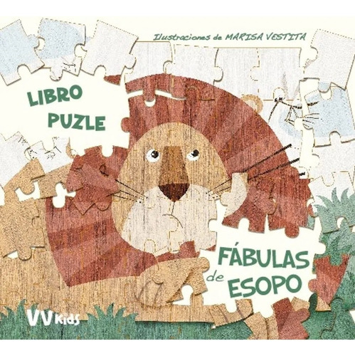 Fabulas De Esopo. Libro Puzzle - Marisa Vestita