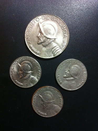 Monedas Antiguas Panamá Colección 1966 1/4 Balboa Ex+