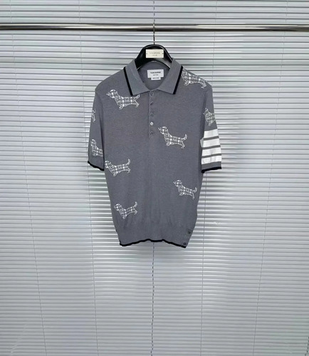 Polo Tb Thom De Lana Jacquard Para Hombre