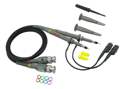 P6100 Kit De Sonda De Osciloscopio 2pcs Dc-100mhz Sensor De