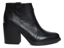 Comprar Botas Botinetas De Mujer Cuero Vacuno Taco Alto Fiori Alanis