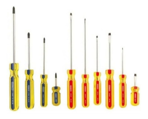 Juego Destornilladores Pro 10 Pzas Marca Stanley