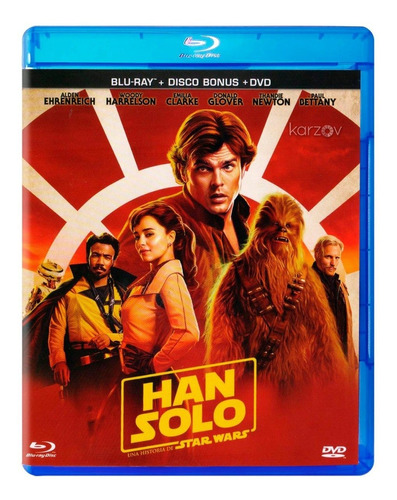 Han Solo Una Historia De Star Wars Pelicula Blu-ray + Dvd