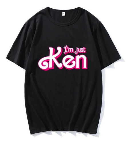 Camiseta De Algodón De Manga Corta Estampada I'm Just Ken