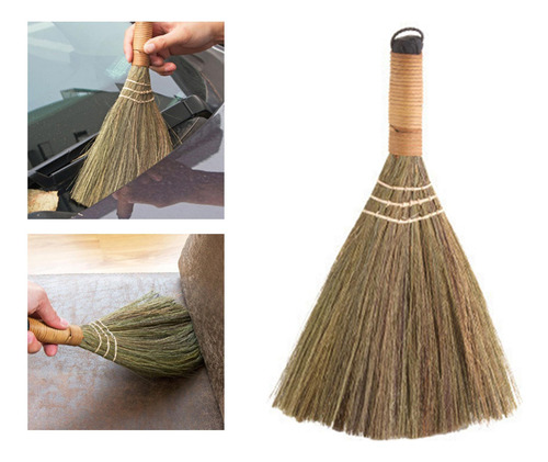 Escoba De Paja Decorativa Para El Hogar, Para Barrer Corto