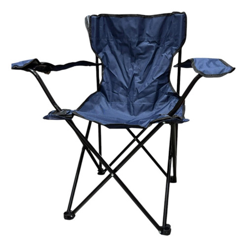 Silla Camping Crystal Rock Plegable Cr10213 Azul Petroleo