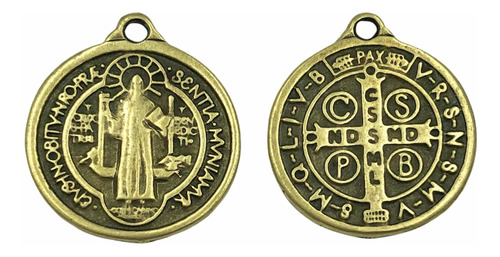 50 Medalhas São Bento 2,0cm P/montagem De Bijouterias
