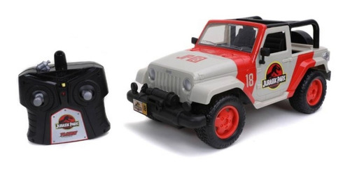 Carro De Control Remoto Jeep Jurassic Park Jada Toys 25 Cms | Envío gratis