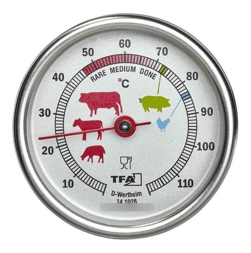 Imagen 2 de 7 de Termómetro Para Carne Asado Cocina Asador Chef