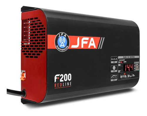 Fonte Automotiva 200a Amperes 3000w Bivolt Jfa  F200 Redline